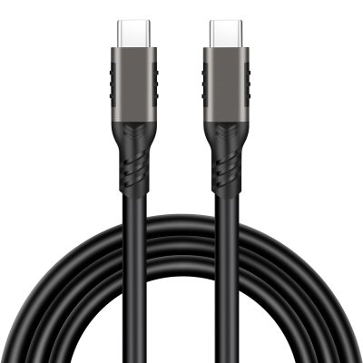 Cablu USB-C 3.2 100W PRESTIGE CHARGE, Transfer 20Gbps & Video 4K@60Hz, PD 3.0, compatibil Thunderbolt 3, Laptop, Tableta, iPhone 15/16/17, 2m, Negru