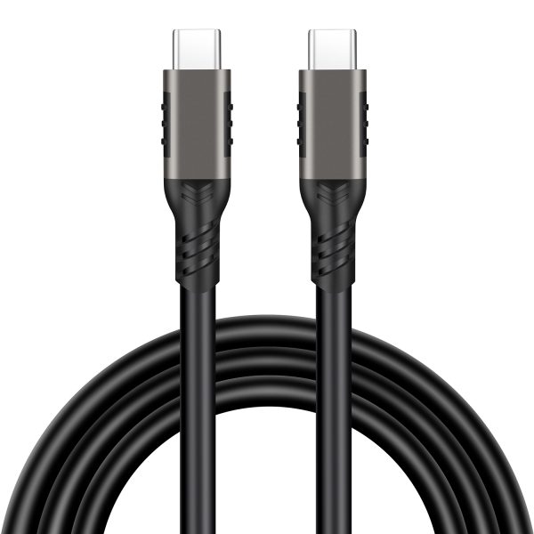 Cablu USB-C 3.2 100W PRESTIGE CHARGE, Transfer 20Gbps & Video 4K@60Hz, PD 3.0, compatibil Thunderbolt 3, Laptop, Tableta, iPhone 15/16/17, 1m, Negru