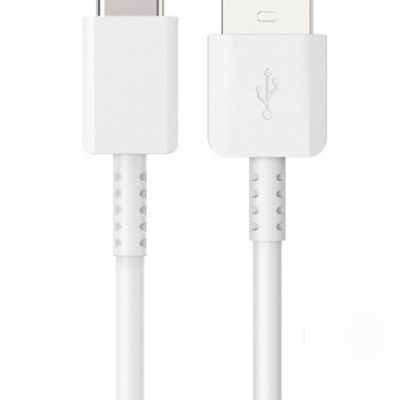 Cablu USB la USB-C PRESTIGE CHARGE, Transfer Date si Incarcare FastCharge QC 3.0, Max 3A, Compatibil Telefon, Tableta, Silicon Premium, 2m, Alb