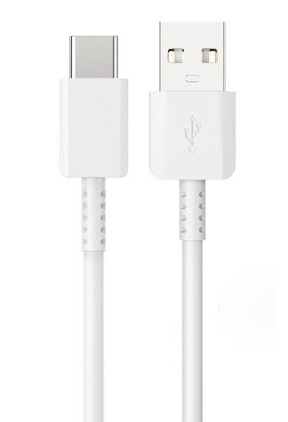 Cablu USB la USB-C PRESTIGE CHARGE, Transfer Date si Incarcare FastCharge QC 3.0, Max 3A, Compatibil Telefon, Tableta, Silicon Premium, 2m, Alb