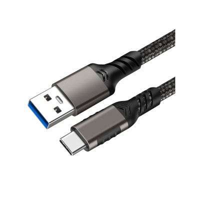 Cablu USB la USB-C 3.0 PRESTIGE CHARGE, Transfer Date 10Gbps & Android Auto / Apple CarPlay, Compatibil Samsung, iPhone 15/16/17, Tableta si Hard Extern, 2m, Negru