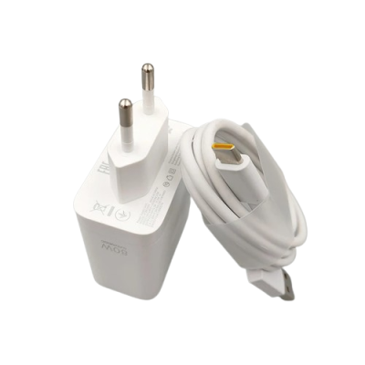 Incarcator Retea SuperVooC 80W, PRESTIGE CHARGE, Iesire USB, pentru Oppo, Cablu USB la USB-C 6.5A Inclus, 1m, Alb