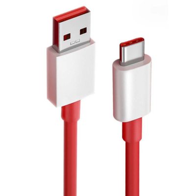 Cablu USB la USB-C pentru Date si Incarcare Rapida 6A, PRESTIGE CHARGE, WarpCharge 30W pentru OnePlus, 1m, Rosu
