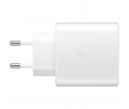 Incarcator Samsung Super fast charger, USB Type-C, 45W, EP-TA845, Bulk, Alb