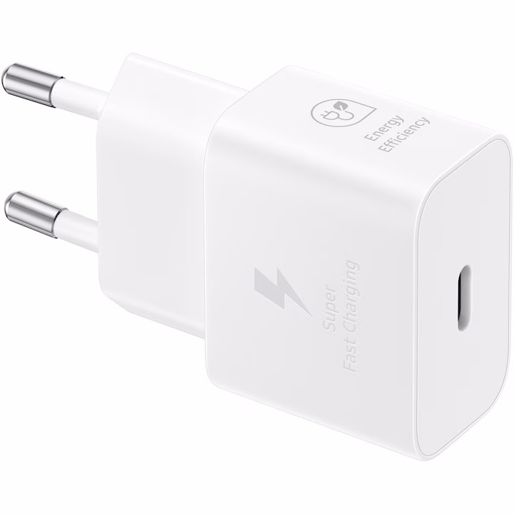 Incarcator Retea Samsung, 25W, 3A, 1 X USB-C, EP-TA800NWE, Bulk, Alb