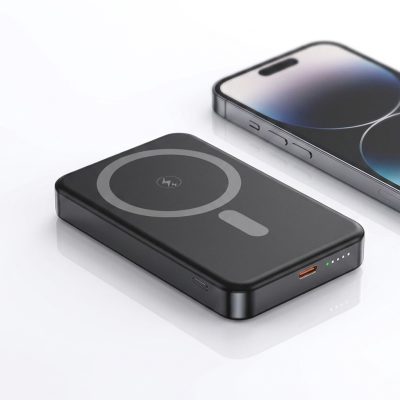 Baterie Externa MagSafe 10.000mAh, PRESTIGE CHARGE®. PD USB-C 22.5W, Incarcare Wireless 15W,  pentru Telefon, Tableta, Casti, Compatibilcu iPhone, Samsung, Universal