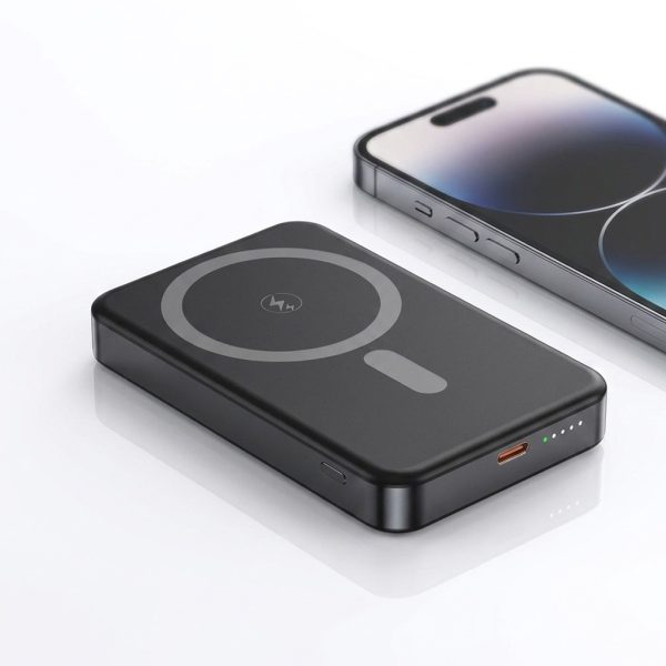 Baterie Externa MagSafe 10.000mAh, PRESTIGE CHARGE®. PD USB-C 22.5W, Incarcare Wireless 15W,  pentru Telefon, Tableta, Casti, Compatibilcu iPhone, Samsung, Universal