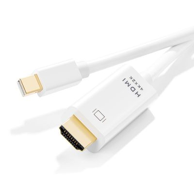 Cablu Mini DisplayPort la HDMI, PRESTIGE CHARGE, 1.8m, 4K 30Hz, conector aurit, ecranare multi-strat, compatibil Thunderbolt, MacBook Air/Pro/iMac, Monitor/HDTV/Proiector